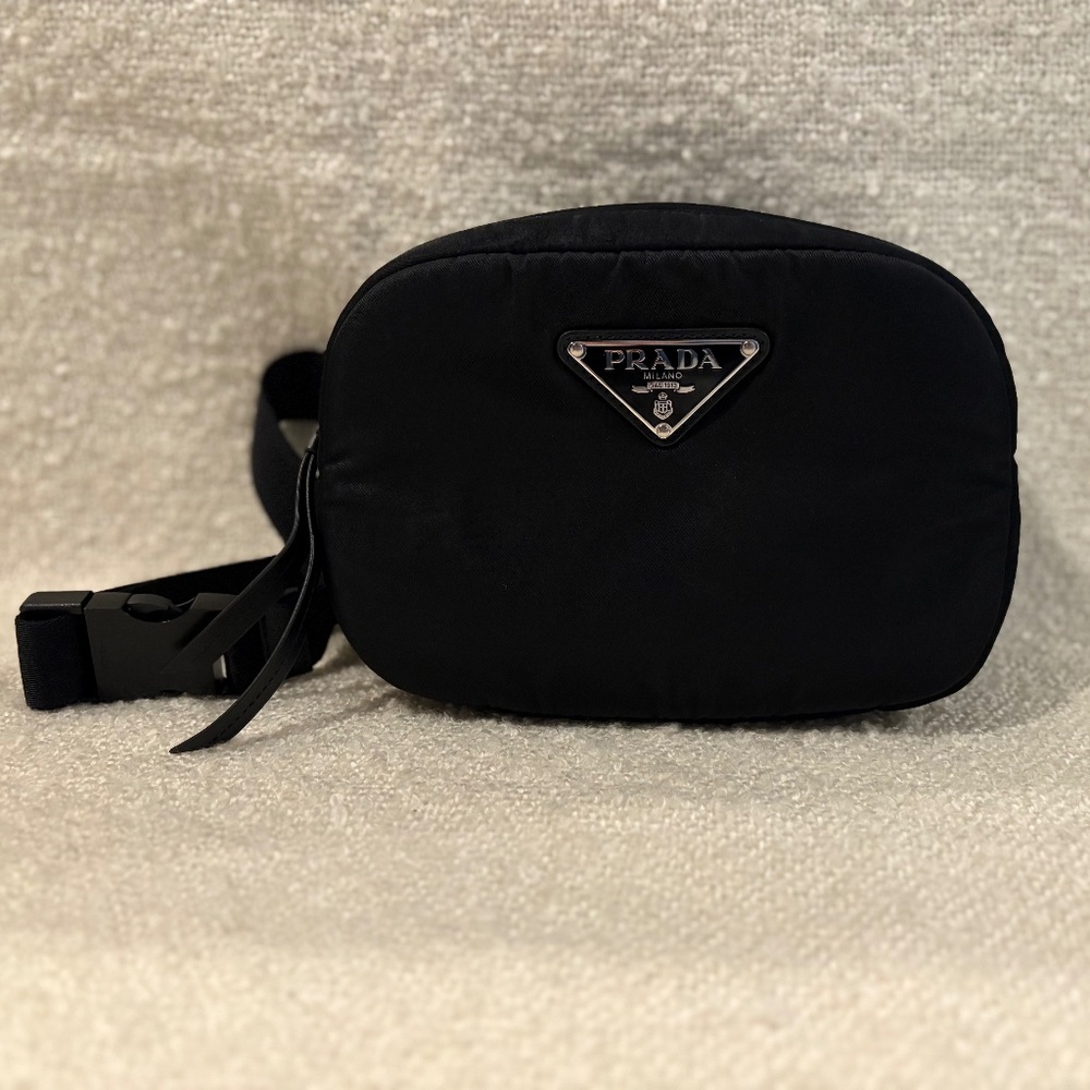Prada Men's over sized Tessuto Nylon belt bag